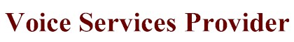 voice services provider